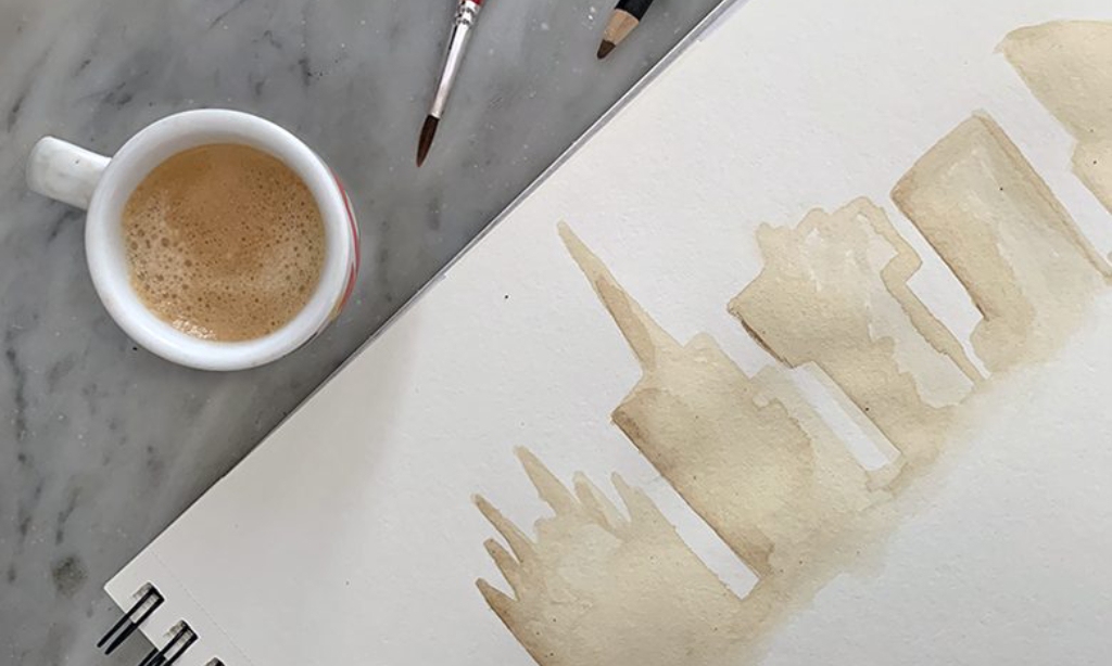 PAINTING AND DYEING: alternative uses for coffee and coffee grounds