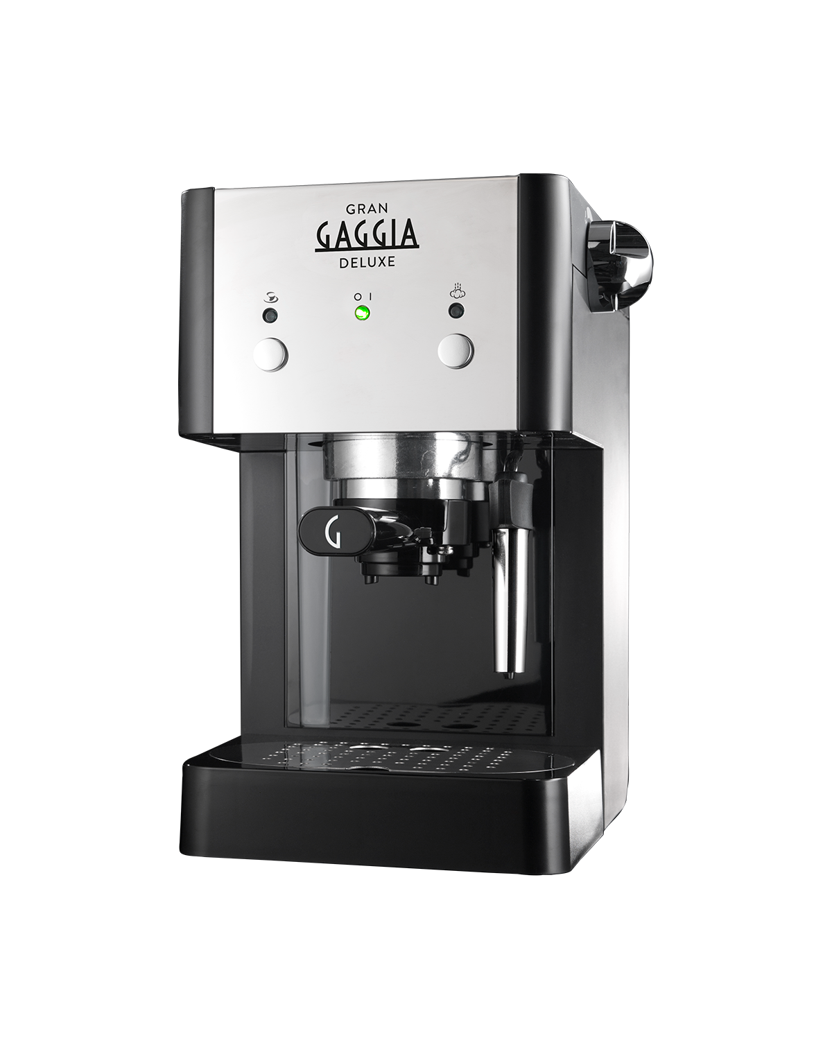 Gaggia Macchina Caffè Cialde e Caffè Macinato in Polvere Espresso Manuale  colore Nero Grigio Espresso Deluxe - EG2111 64