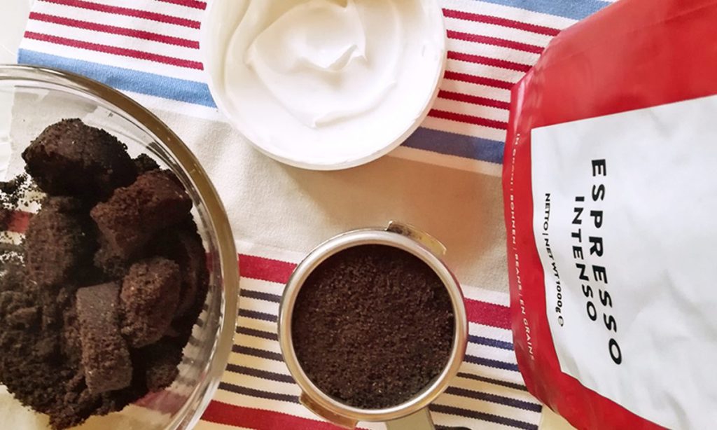 Beauty routine: how to recycle coffee grounds