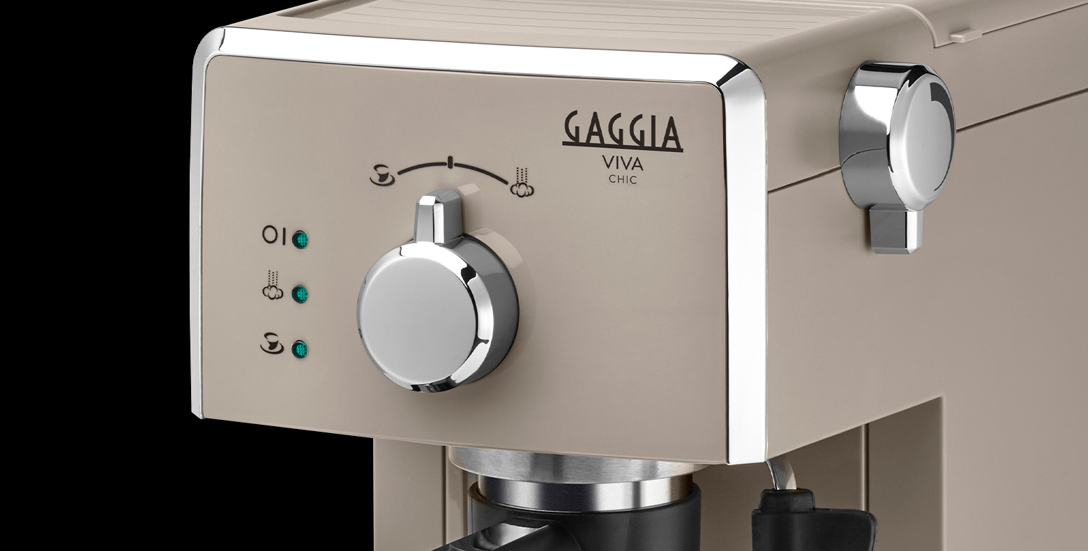 Cafetera espresso manual italiana clásica Gaggia, color gris oscuro, 110 V